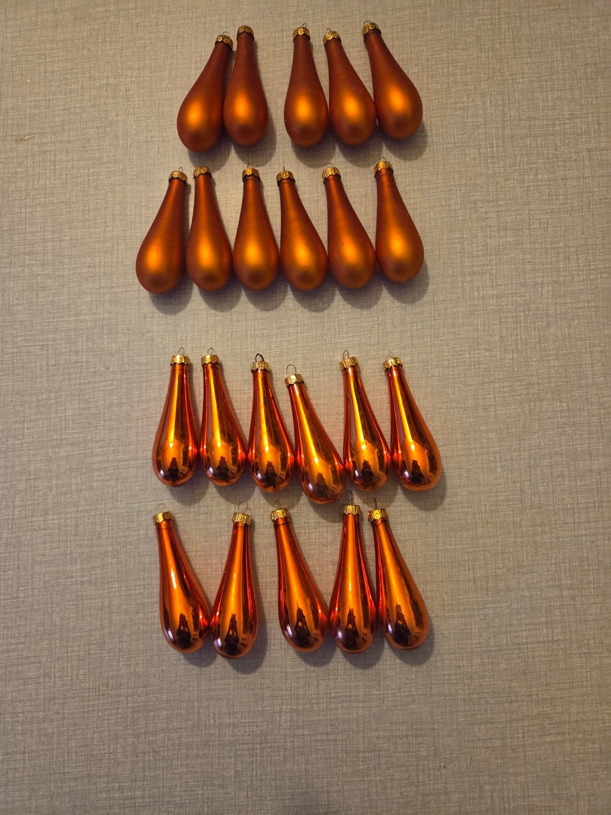 22 glaçons de Noël vintage en verre., Enlèvement ou Envoi, Utilisé