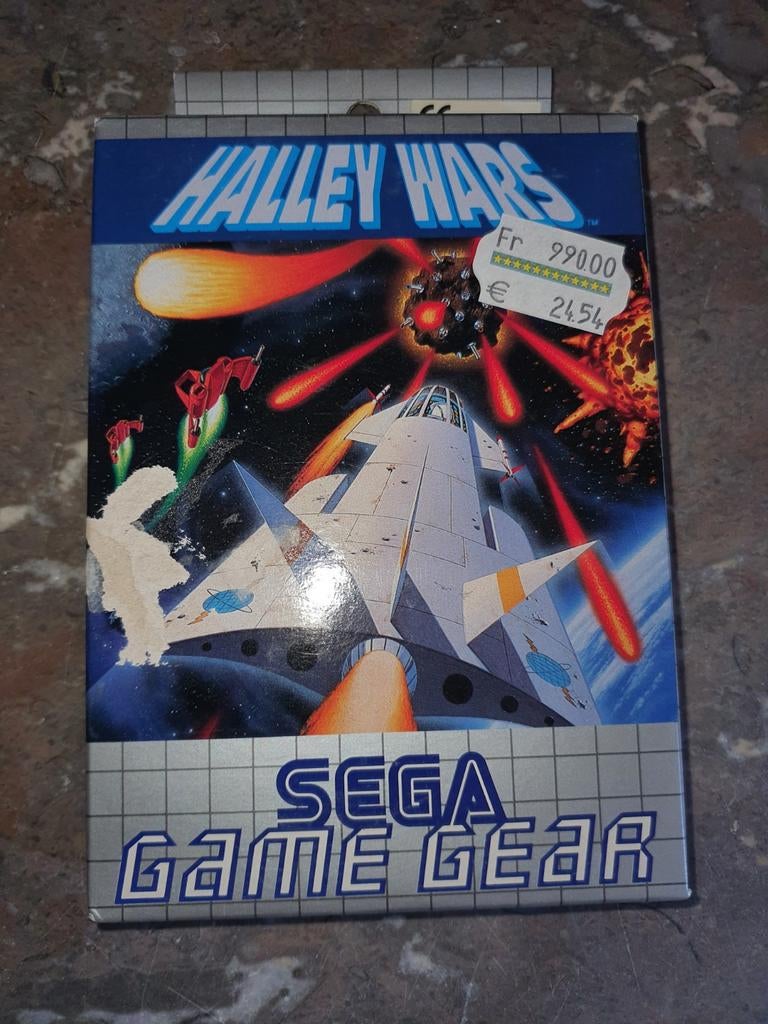 Sega gamegear Halley wars, Enlèvement