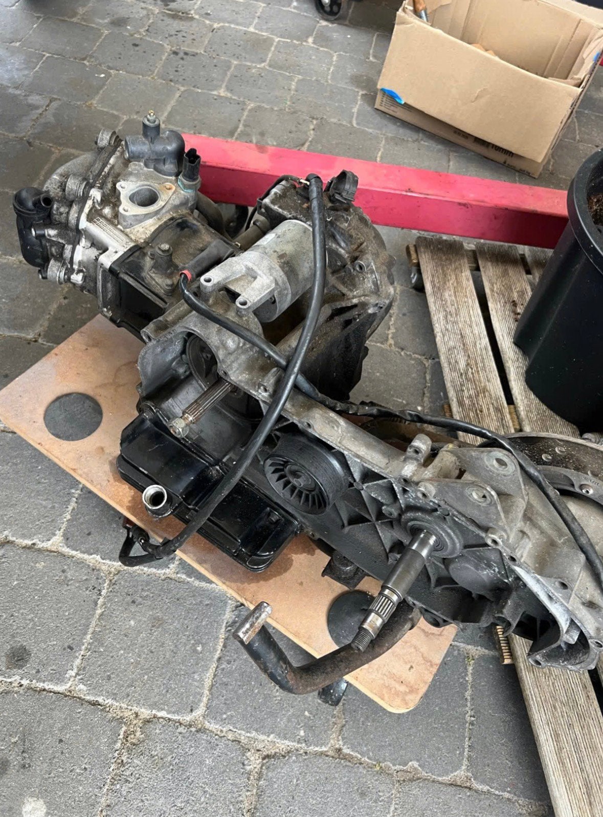 Vespa 300 cc motor blok te koop, Ophalen, Gebruikt