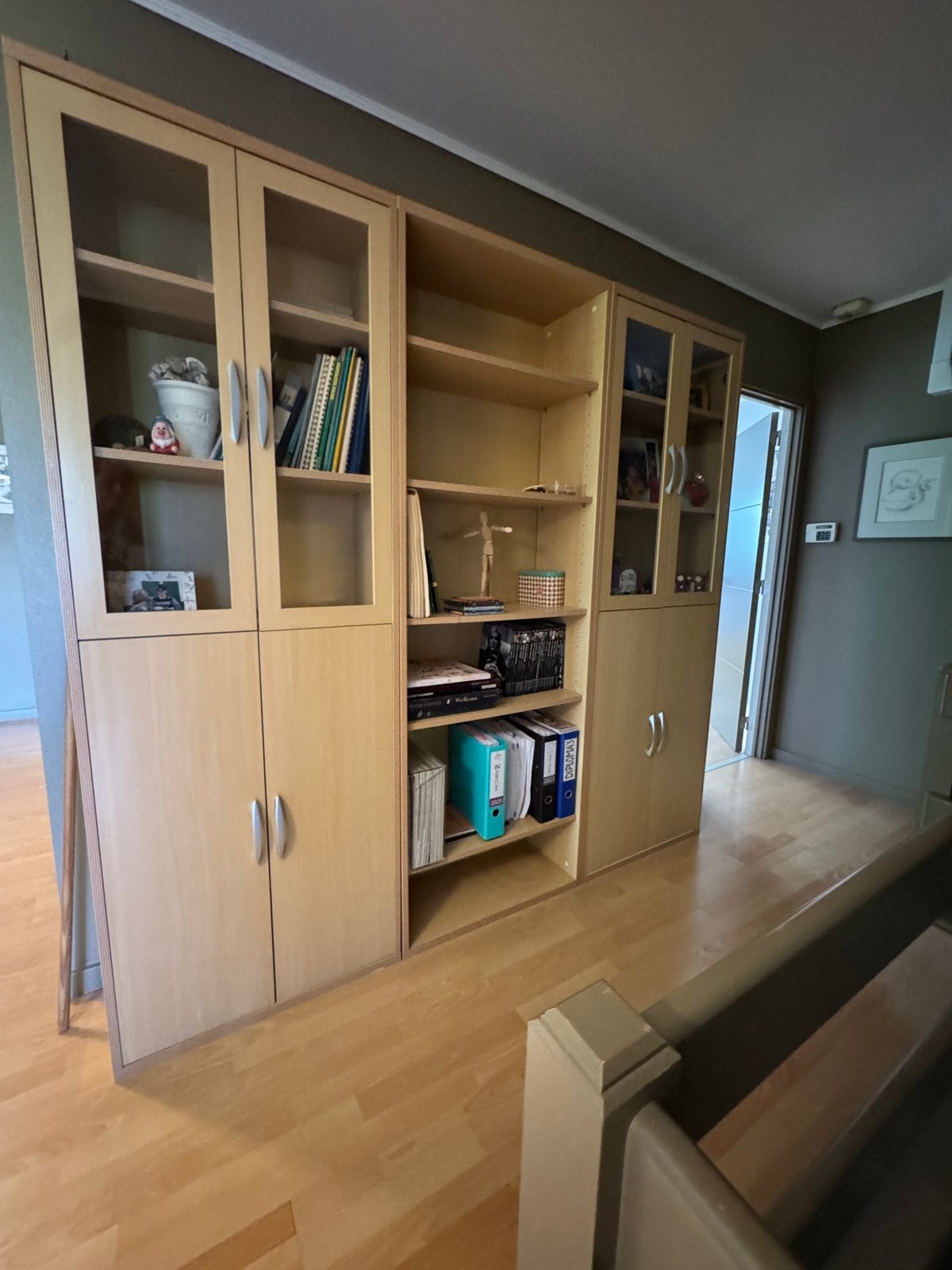 Meuble de bibliothèque, Maison & Meubles, Avec porte(s), 25 à 50 cm, 200 cm ou plus, Synthétique