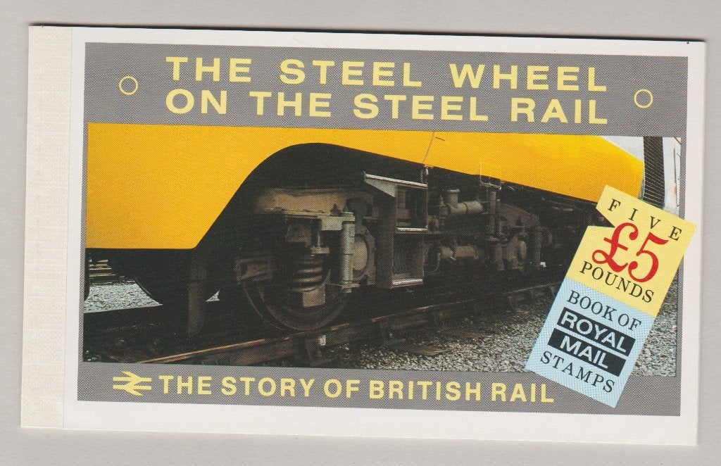 Carnet Prestige GB 1986 à 5£ SG DX7 British Rail **, Envoi, Non oblitéré