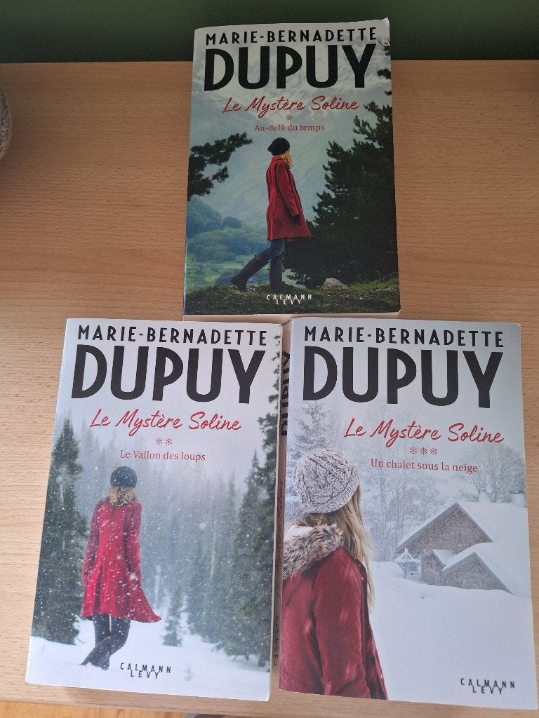 Les 3 tomes du Mystère Soline de Marie-Bernadette Dupuy,, Livres, Enlèvement ou Envoi, Utilisé, Marie-Bernadette Dupuy