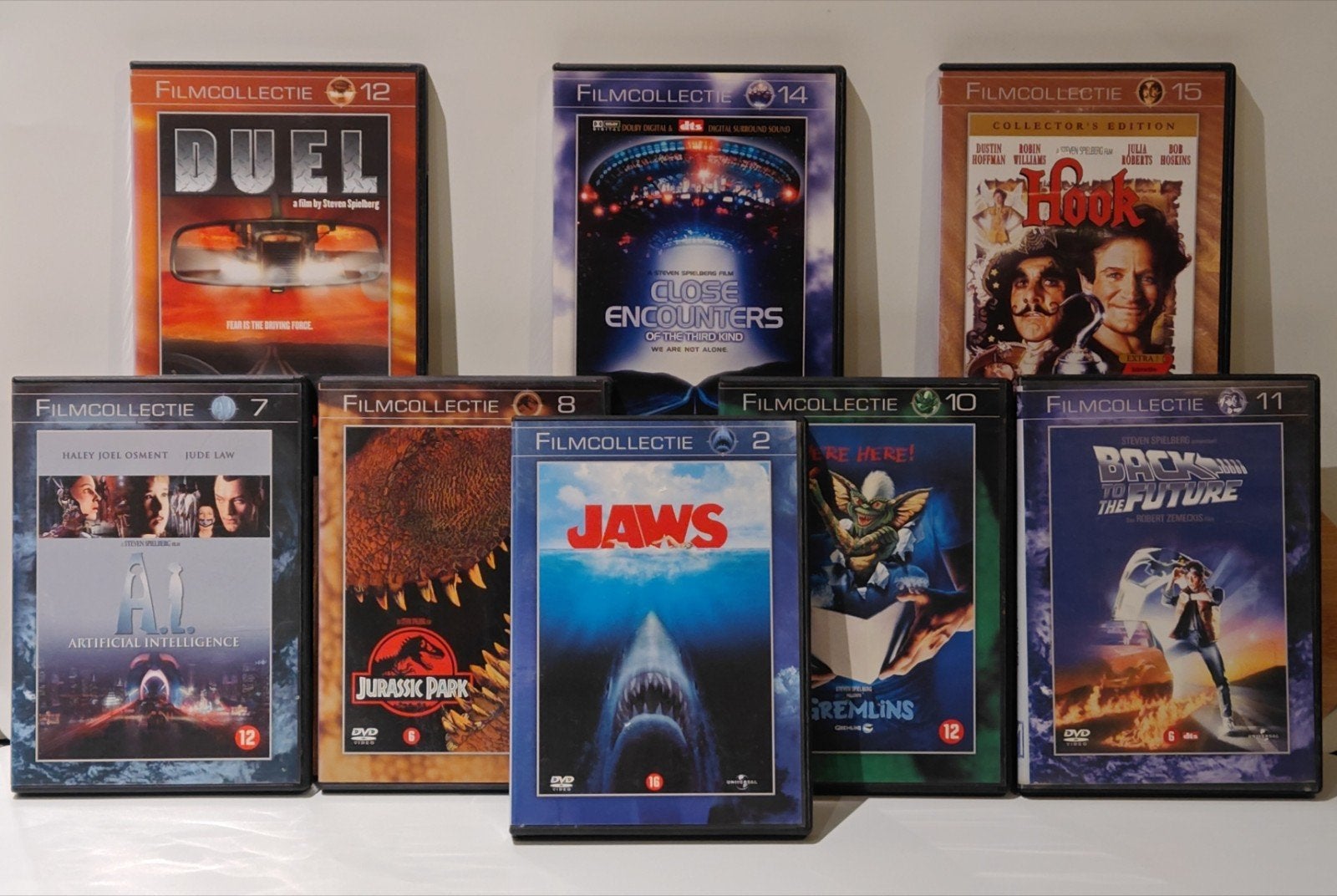 Steven Spielberg Film collectie DVD's Jaws A.I. Hook Duel, Ophalen of Verzenden, Zo goed als nieuw
