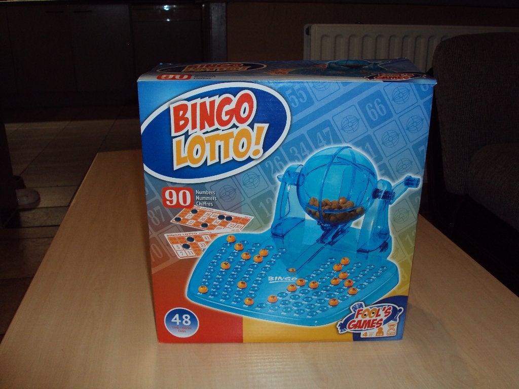 bingo spel, Ophalen, Zo goed als nieuw