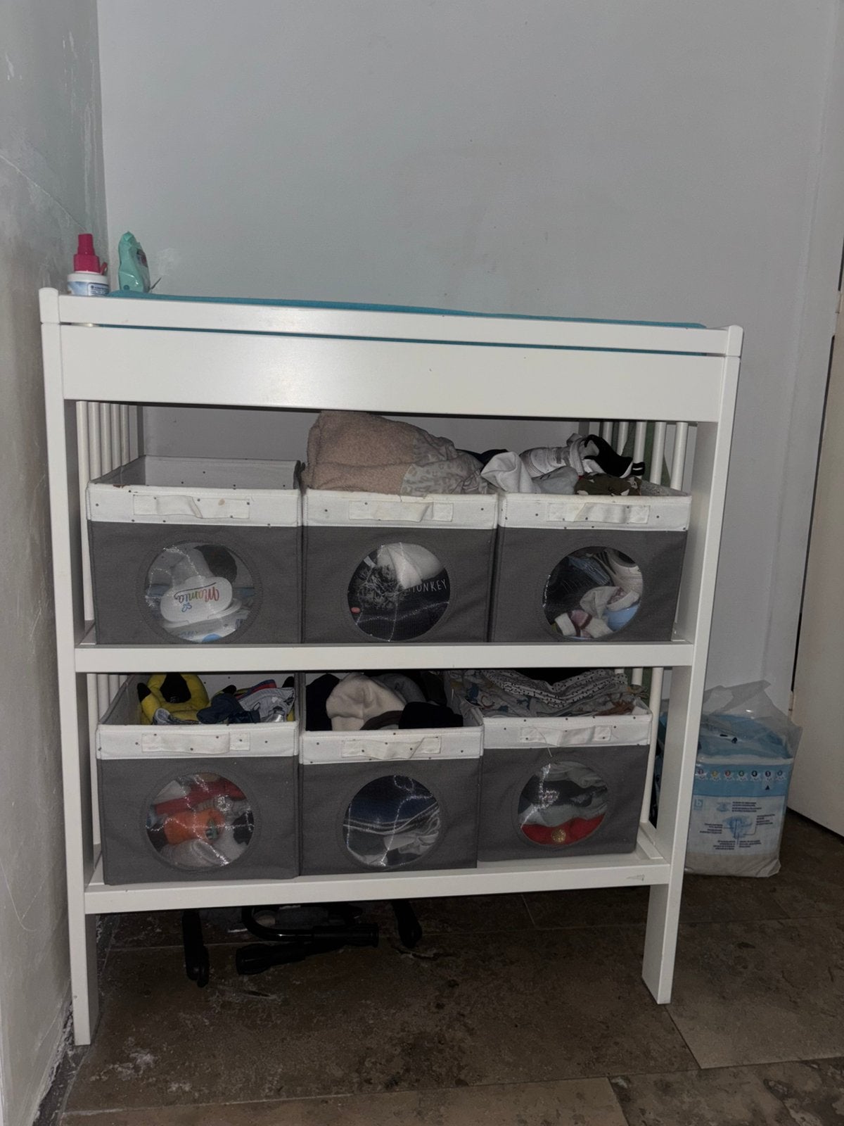 Verzorgingstafel, Enfants & Bébés, Chambre d'enfant | Commodes & Armoires, Enlèvement, Comme neuf