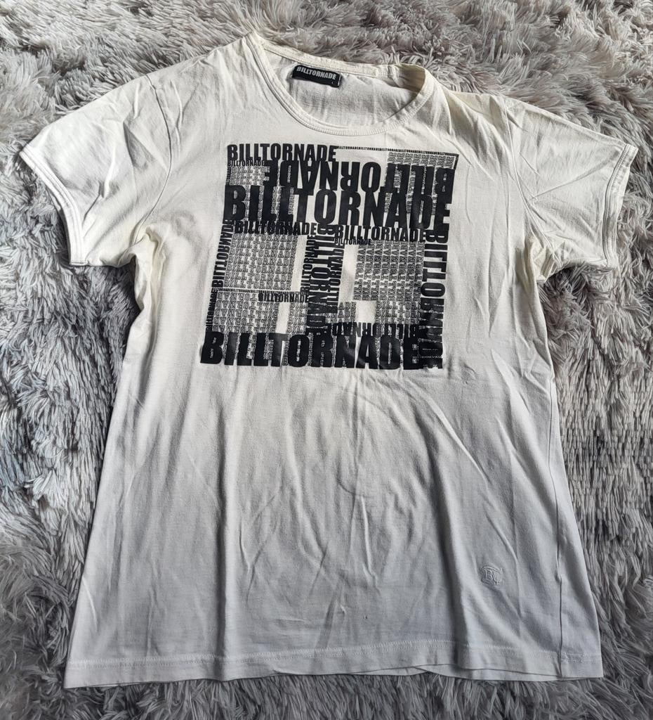 T-shirt Bill Tornade Paris – Graphique Typo – Taille L, Bill Tornade, Enlèvement ou Envoi, Taille 52/54 (L), Porté