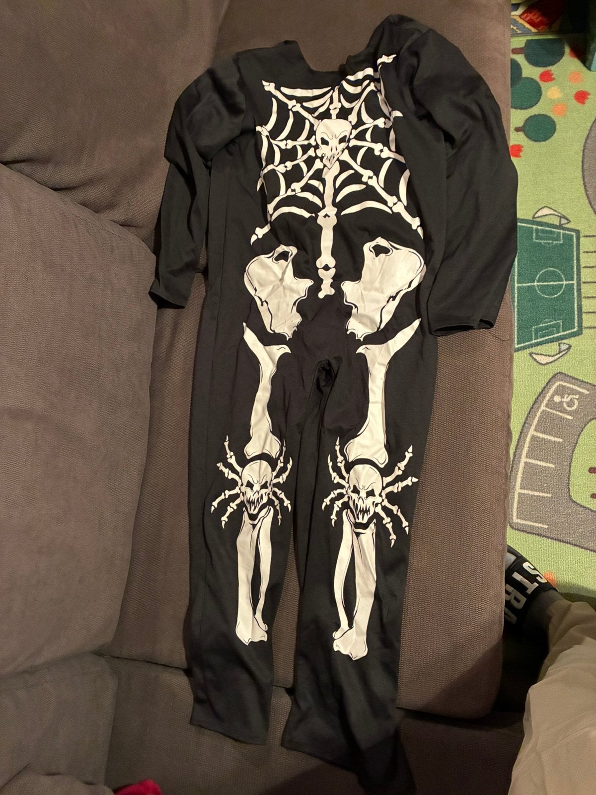 Halloween skelet onesie, Ophalen of Verzenden, Zo goed als nieuw