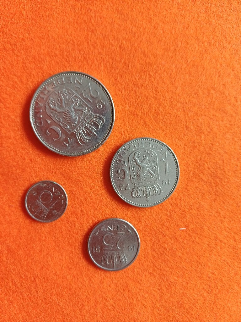 Nederlandse Gulden, Enlèvement, Monnaie