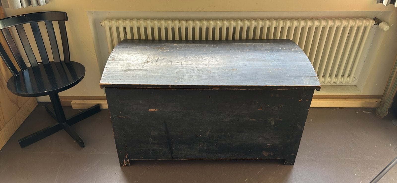 Grote houten kist, Enlèvement, Utilisé