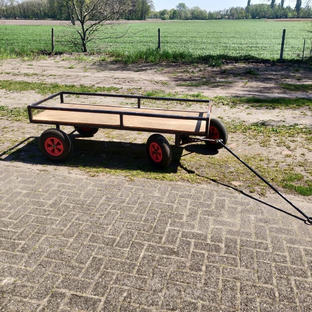 4 wielige kar, Doe-het-zelf en Bouw, Transportwagens, Ophalen, Gebruikt