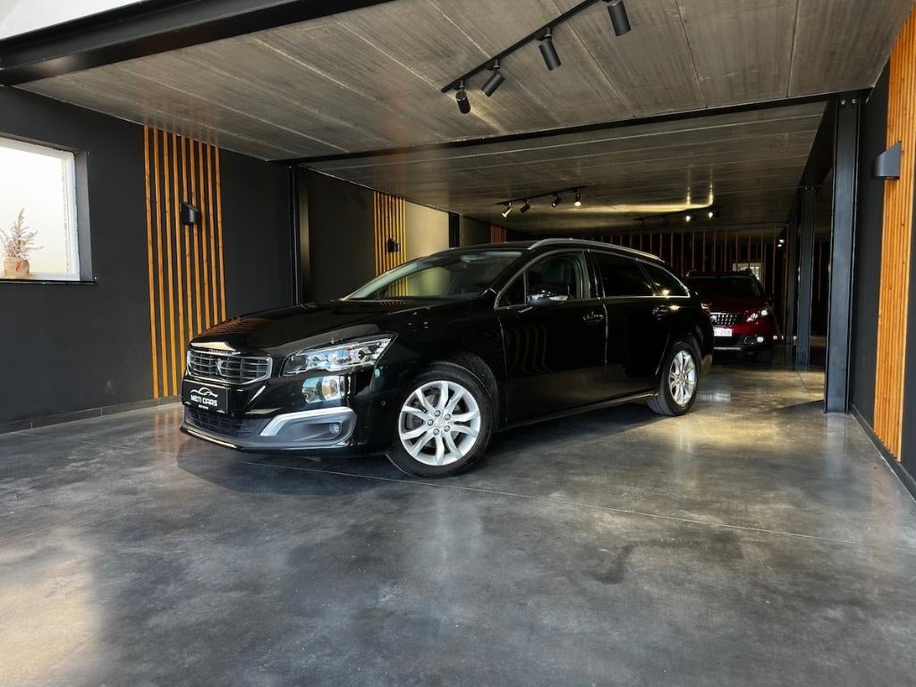 Peugeot 508 SW 1.6 THP Active | Camera | Navi | Sensoren |, Auto's, 4 cilinders, Zwart, Leder, 5 deurs