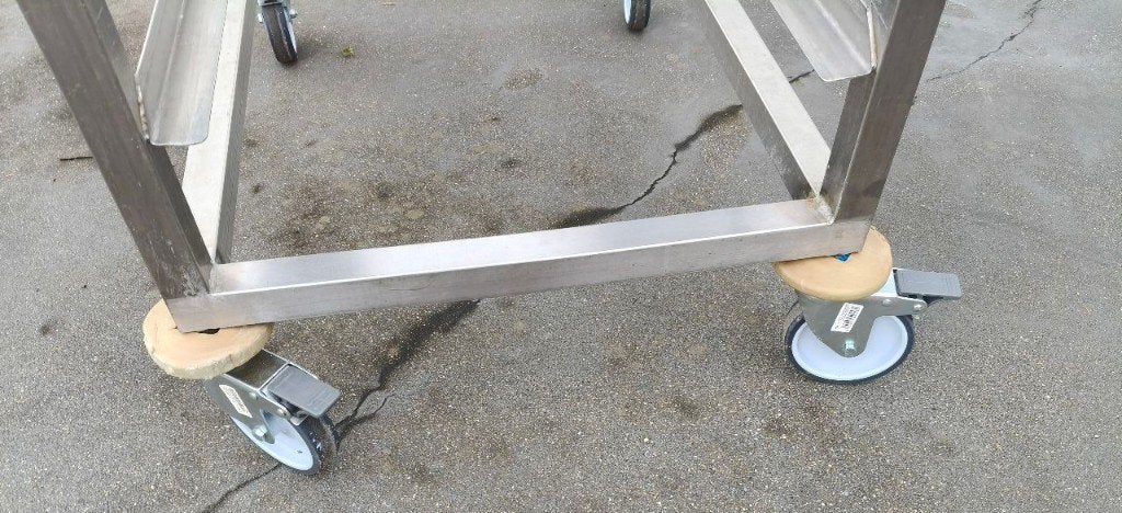 Inox kar 60x40, Ophalen