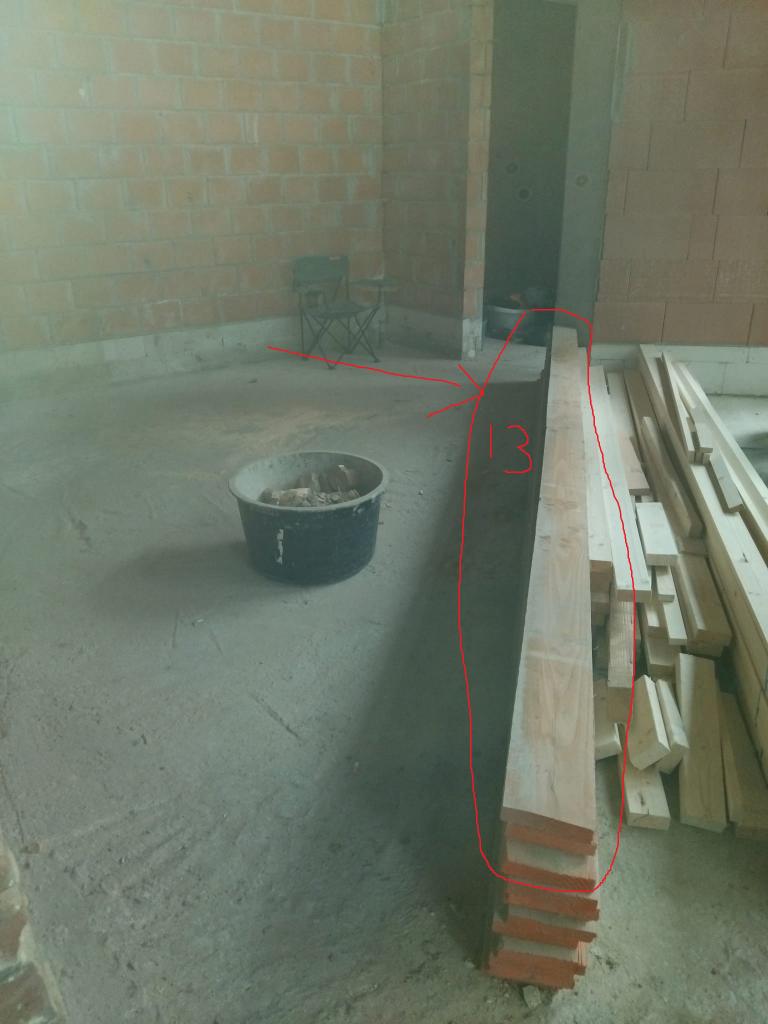 Houten balken, Doe-het-zelf en Bouw, Hout en Planken, Ophalen, 25 tot 50 mm, Nieuw, 300 cm of meer
