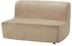 Hoes Ikea Lycksele Henan beige, Enlèvement ou Envoi, Comme neuf, Beige