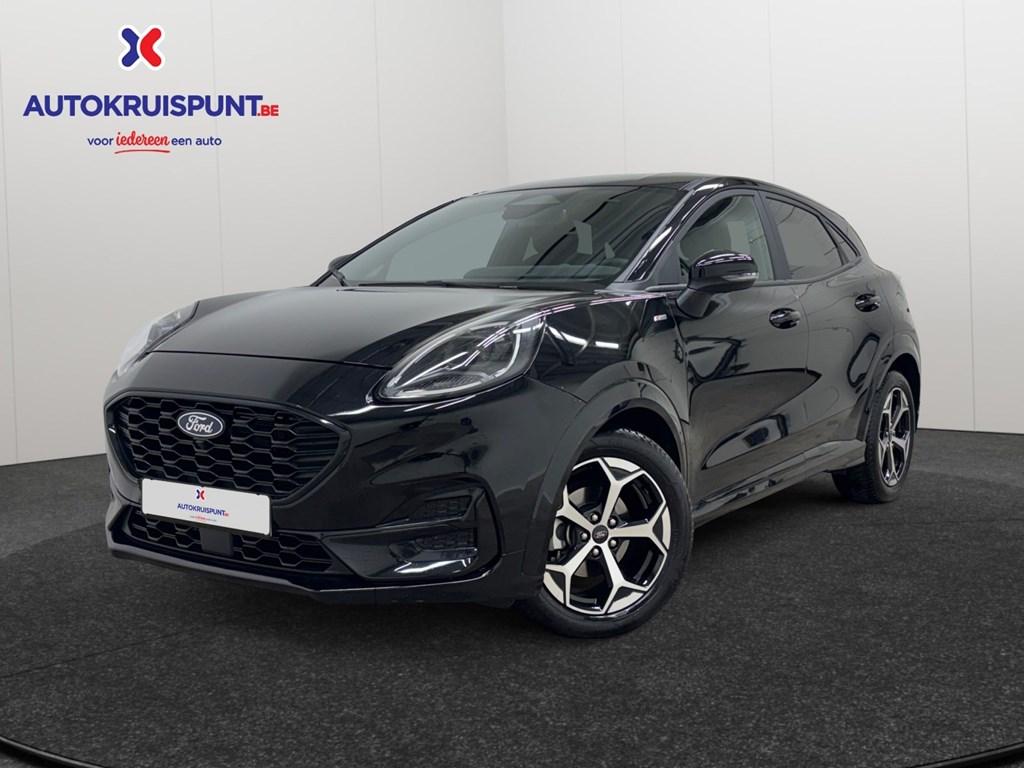 Ford Puma 1.0 St Line Automaat GPS Camera Dig.Airco Alu Led, Automaat, Puma, Euro 6, Zwart