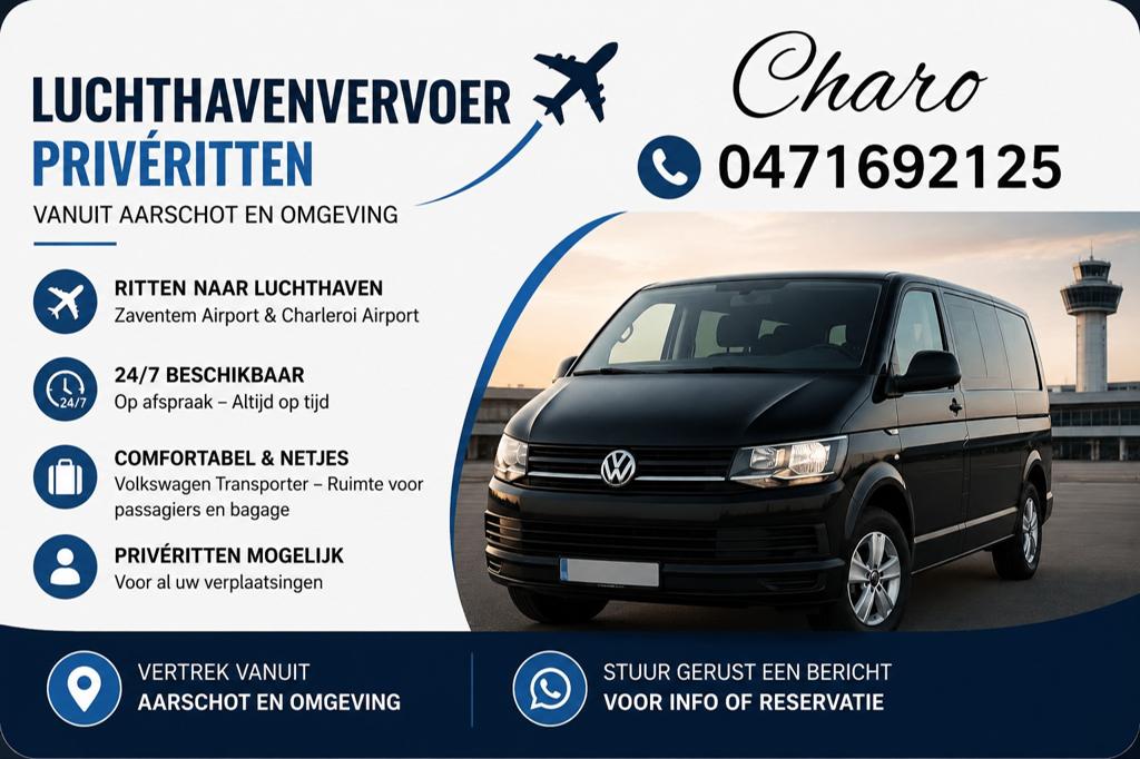 Luchthaven en privé vervoer 24/7, Vakantie, Vakantiehuizen | België