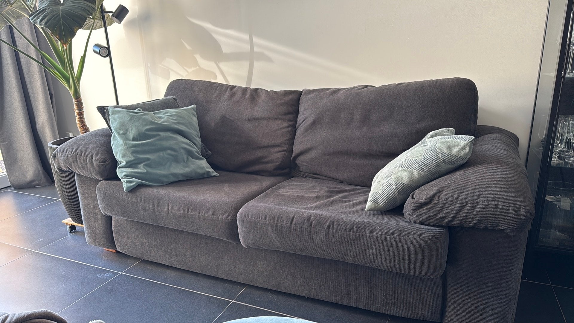 Zetel, Huis en Inrichting, Ophalen, Gebruikt, 150 tot 200 cm, Tweepersoons