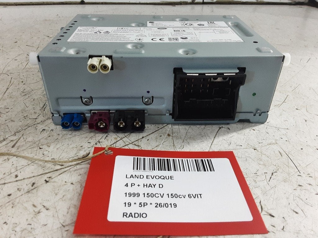 RADIO Range Rover Evoque II (LZC / LZS / LZH) (01-2018/-), Mevr. I. Hauben, Rue de l'Espoir 34 34
4030  GRIVEGNÉE, BE, Info@Collignon.be