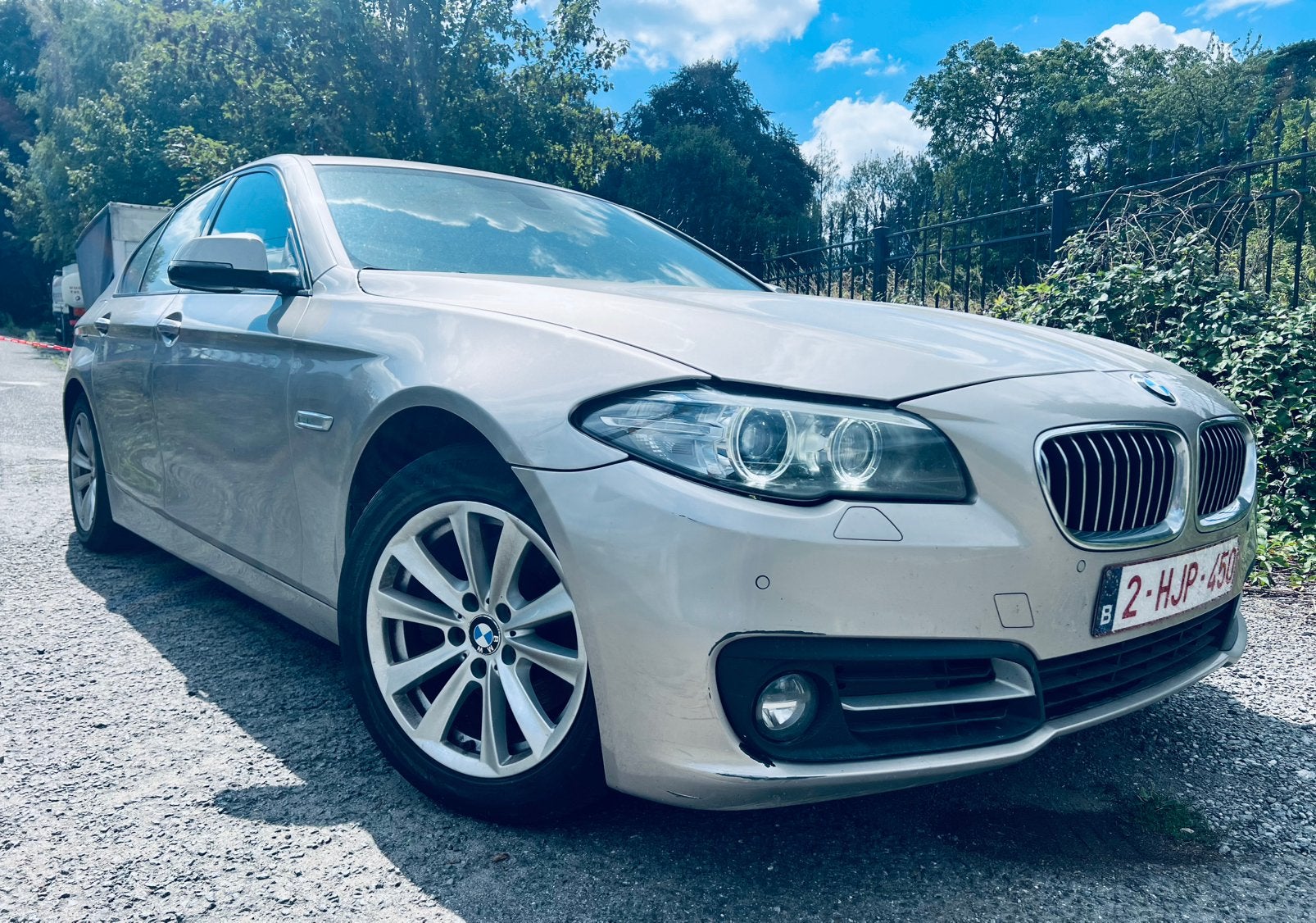 BMW Série 5 520d – Automatique – Full LED – Cuir – Caméra –, Autos, Cuir, Beige, Automatique, Particulier