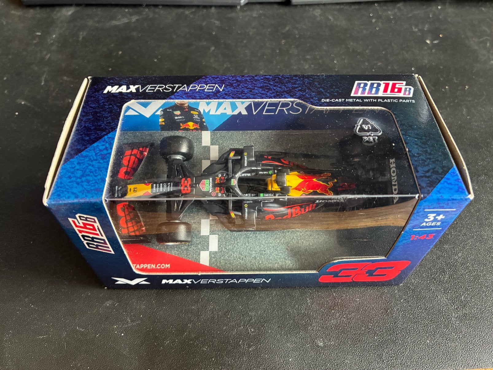 Max verstappen RB16b  miniatuur wagen 1:43 burago, Hobby en Vrije tijd, Ophalen of Verzenden, Nieuw