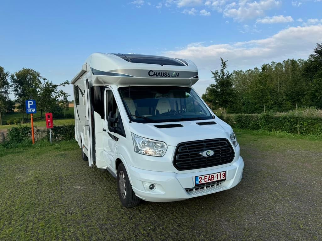Motorhome Ford Chausson Welcome 628 in uitstekende staat, Ford, Fietsendrager, Douche, Handgeschakeld