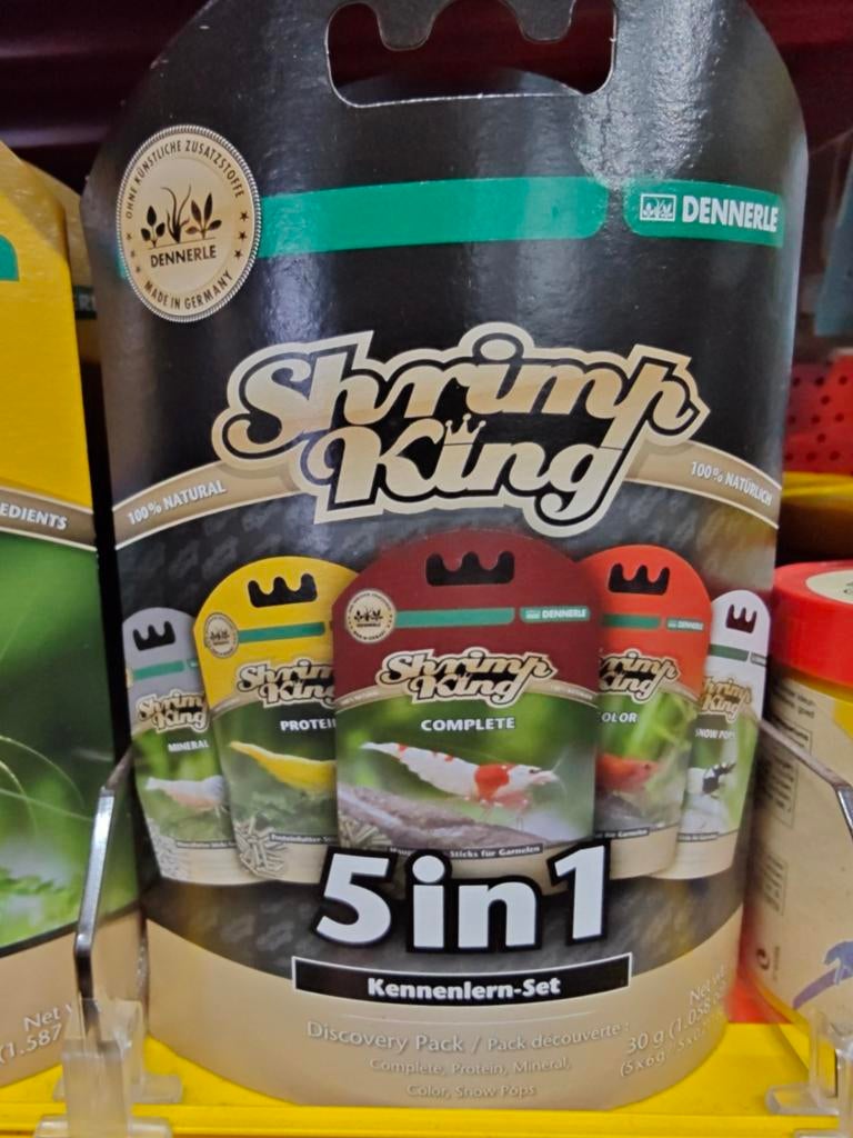Shrimpking 5 in 1 garnalen voeding., Ophalen of Verzenden, Nieuw