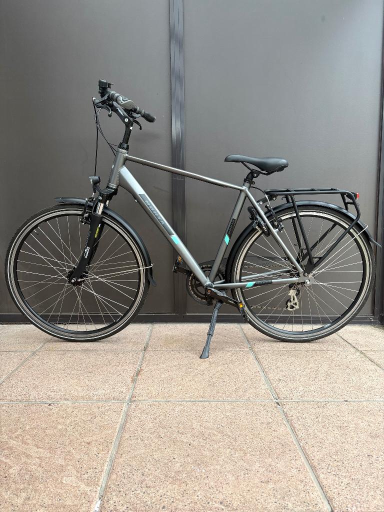 Norta TS1 Herenfiets / Jongensfiets <ZGAN>, Fietsen en Brommers, Versnellingen, Zo goed als nieuw, Schijfrem, 53 tot 57 cm