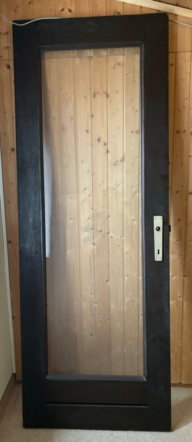 Deur met glas, Doe-het-zelf en Bouw, Ophalen, Minder dan 80 cm, 200 tot 215 cm, Glas