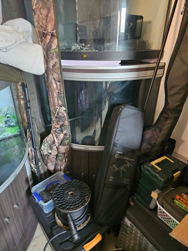 Set van 2 Aquatlantis Corner, Dieren en Toebehoren, Ophalen, Gebruikt, Aquatlantis, Inclusief deksel