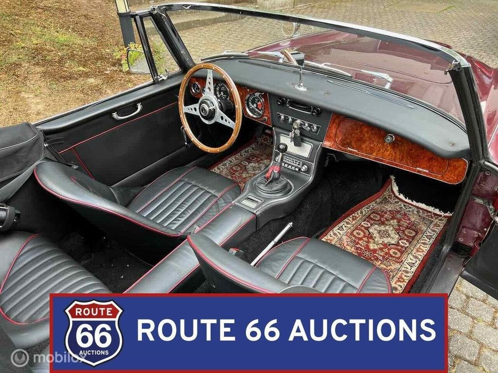 Austin-Healey 3000 MK3 | 1967 | Route 66 Auctions, Austin, Zwart, Bedrijf, Handgeschakeld