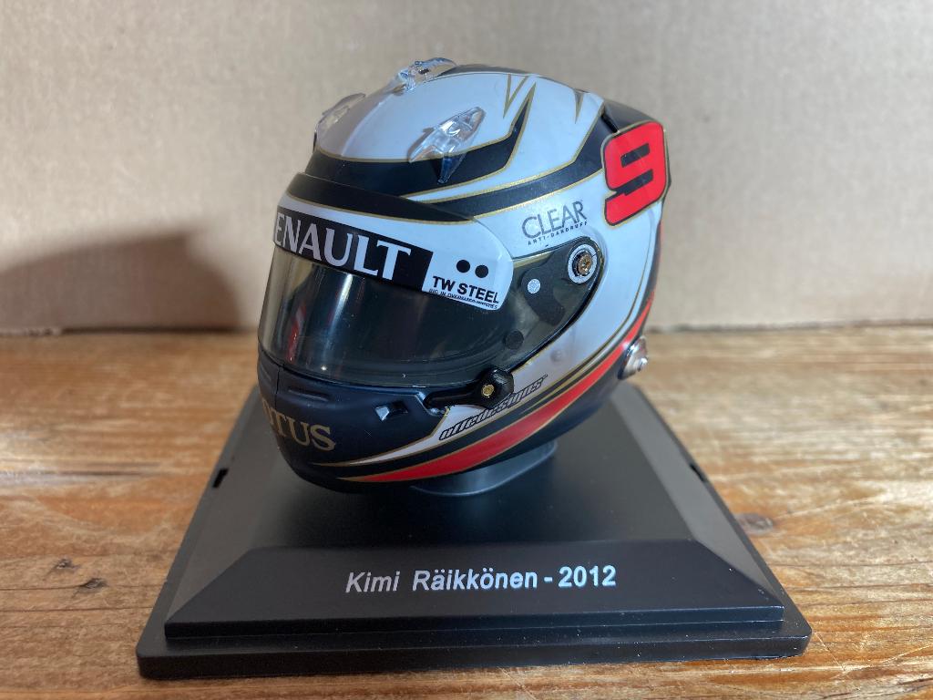 Kimi Räikkönen 2012 helm 1:5 Spark Lotus F1 team Renault, Verzamelen, Ophalen of Verzenden, Nieuw, Formule 1