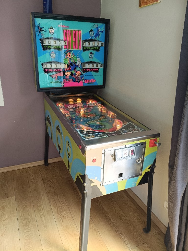 Pinball Williams 1970, Flipper (jeu), Williams, Enlèvement, Utilisé