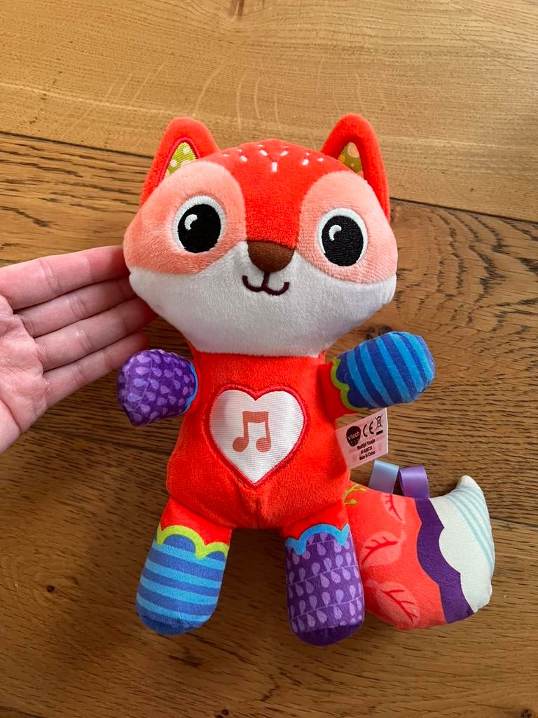 VTech Dierenvriendjes Vosje Knuffel - Interactief, Ophalen, Zo goed als nieuw
