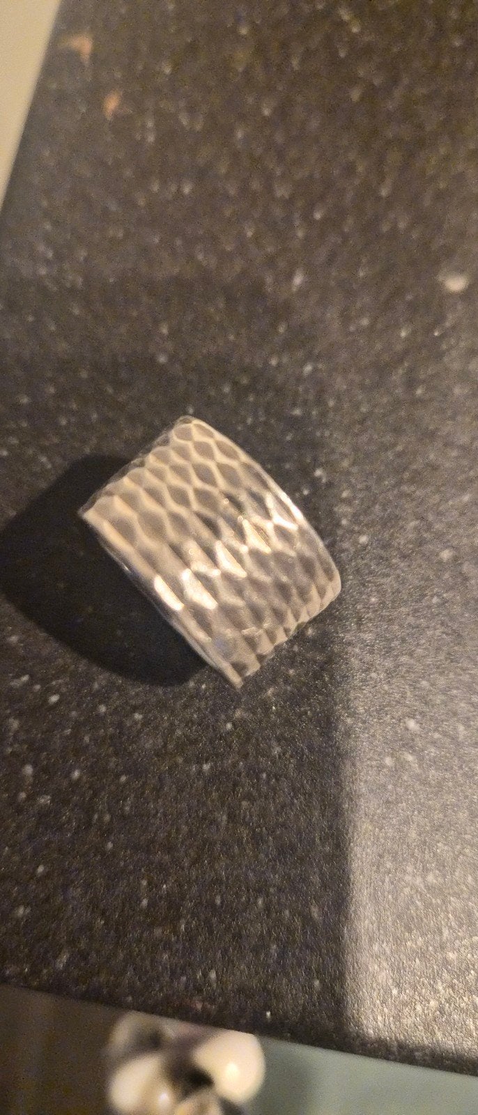 zilveren ring, Gebruikt, Ophalen of Verzenden, Dame of Heer, Zilver