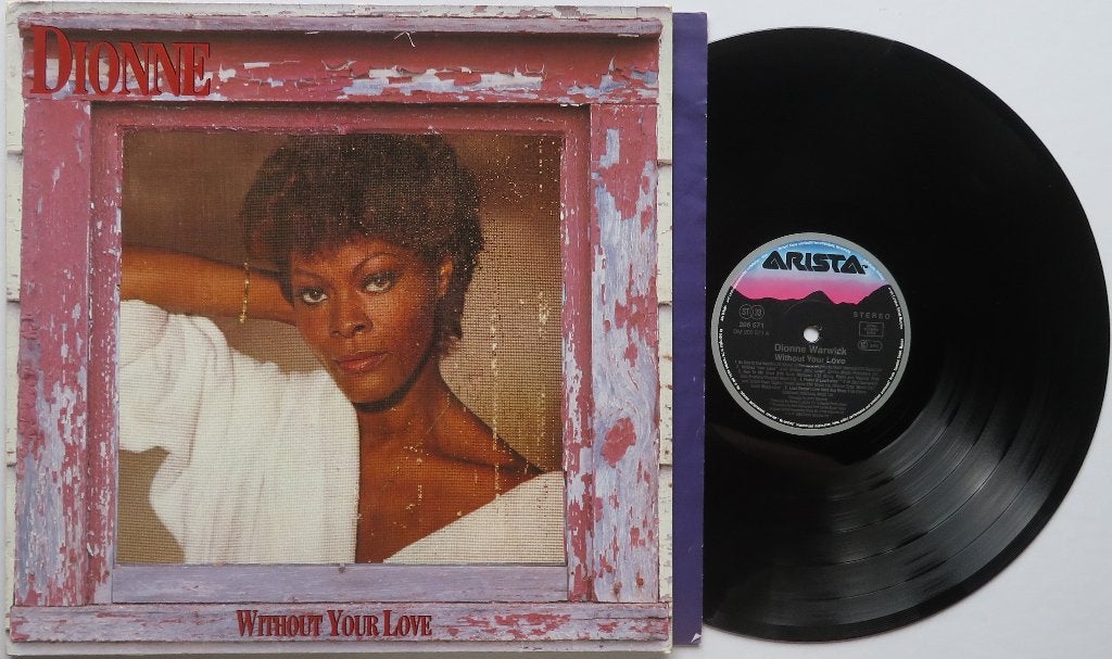 Dionne Warwick - Without your love. Lp, Beschermende buitenhoes, LP, Gebruikt, Ophalen of Verzenden