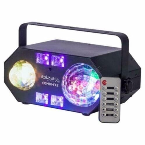 IBIZA COMBI-FX2 4 in-1 Astro, UV, Strobe, Water Lichteffect, Ophalen of Verzenden, Nieuw, Licht