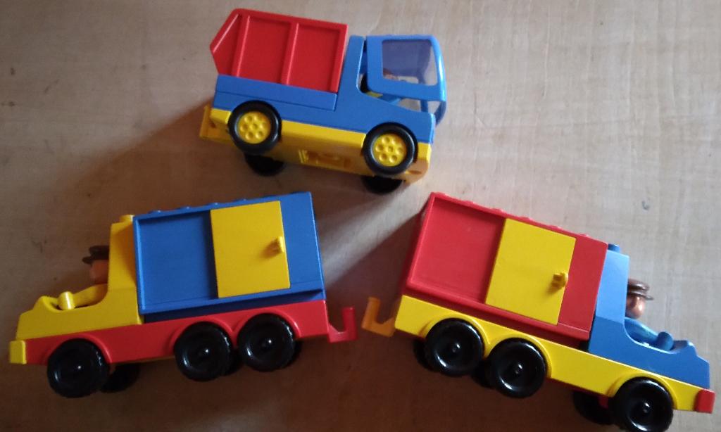 Camions/Vrachtwagens - Duplo (1987) (x3), Kinderen en Baby's, Ophalen, Gebruikt, Duplo