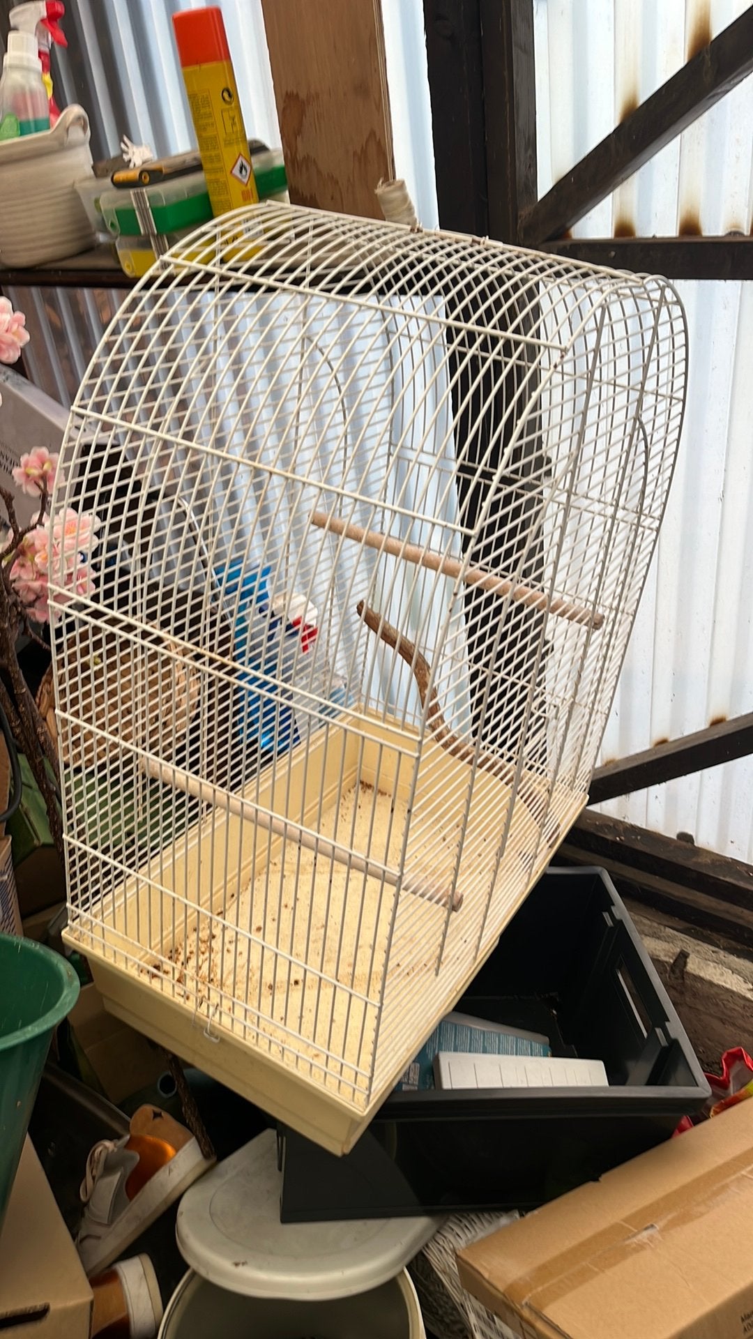 Vogelkooi, Dieren en Toebehoren, Ophalen, Gebruikt, Metaal, Vogelkooi