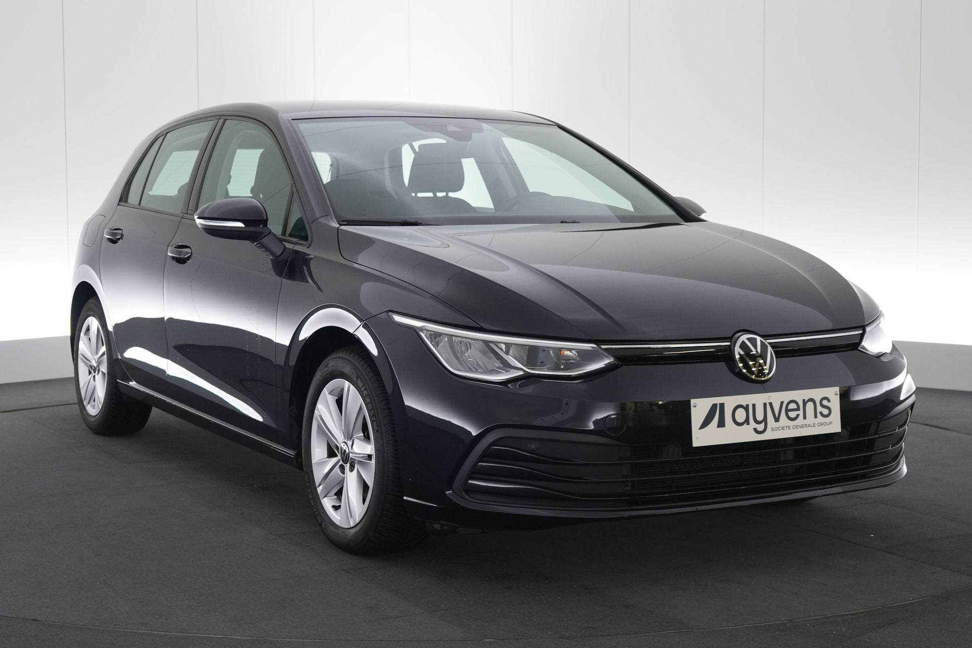 (2HLP232) VOLKSWAGEN GOLF VIII, https://public.car-pass.be/vhr/899bf0bc-0feb-4c7e-a960-8c37f9c4dc3b, Stof, Zwart, Bedrijf