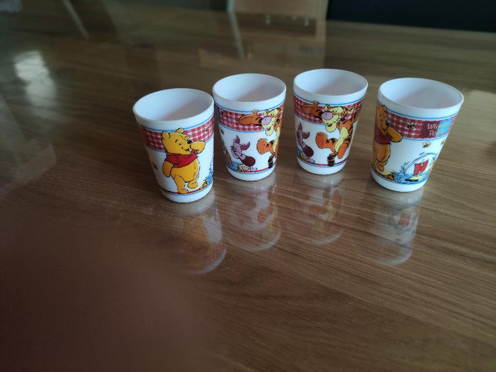 Mokken van Winnie De Poeh (4 stuks), Ophalen, Zo goed als nieuw
