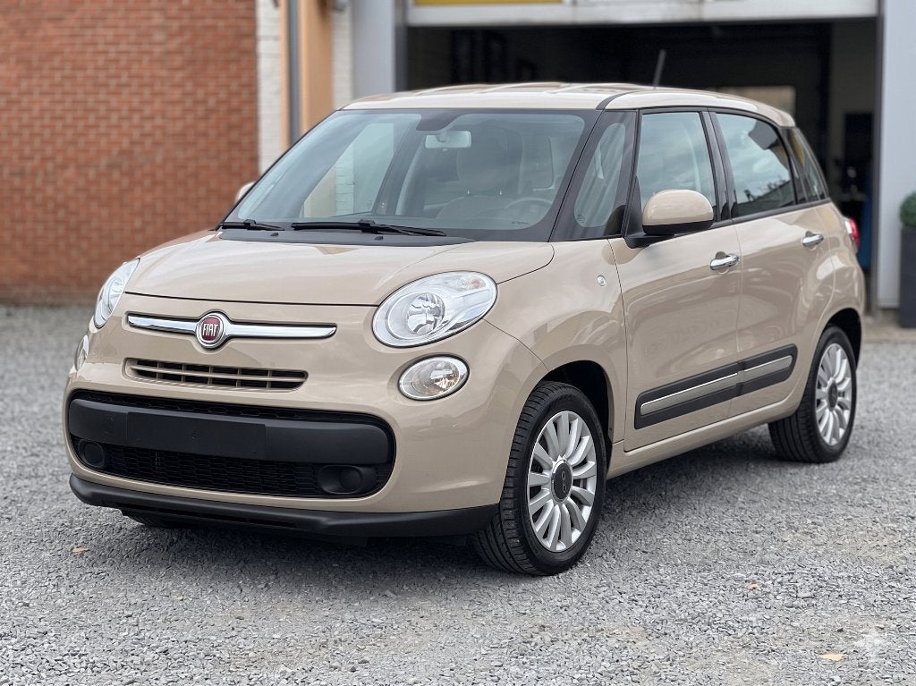 Fiat 500L 0.9 TwinAir CNG (2014) – État Impeccable, Autos, Fiat, Cuir, Euro 5, Beige, Boîte manuelle