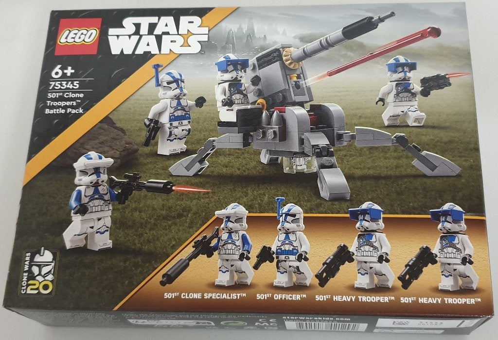 LEGO 75345 Pack de combat 501st Clone Troopers - NEUF