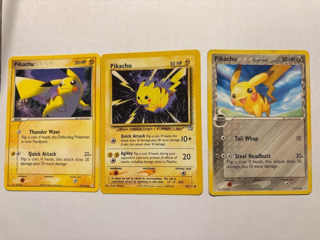 Pocemon Pikachu, Hobby en Vrije tijd, Kaarten | Zelf maken, Ophalen of Verzenden