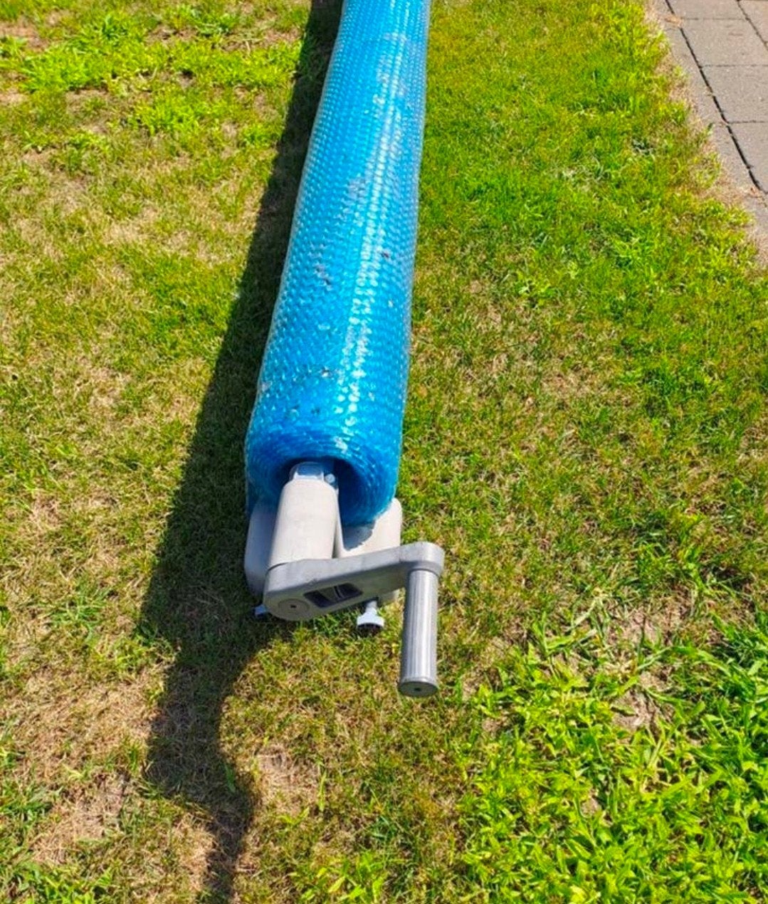 oprolsysteem + nwe cover intex ultra zwembad 6m x 3m, Ophalen, Zo goed als nieuw, Afdekzeil