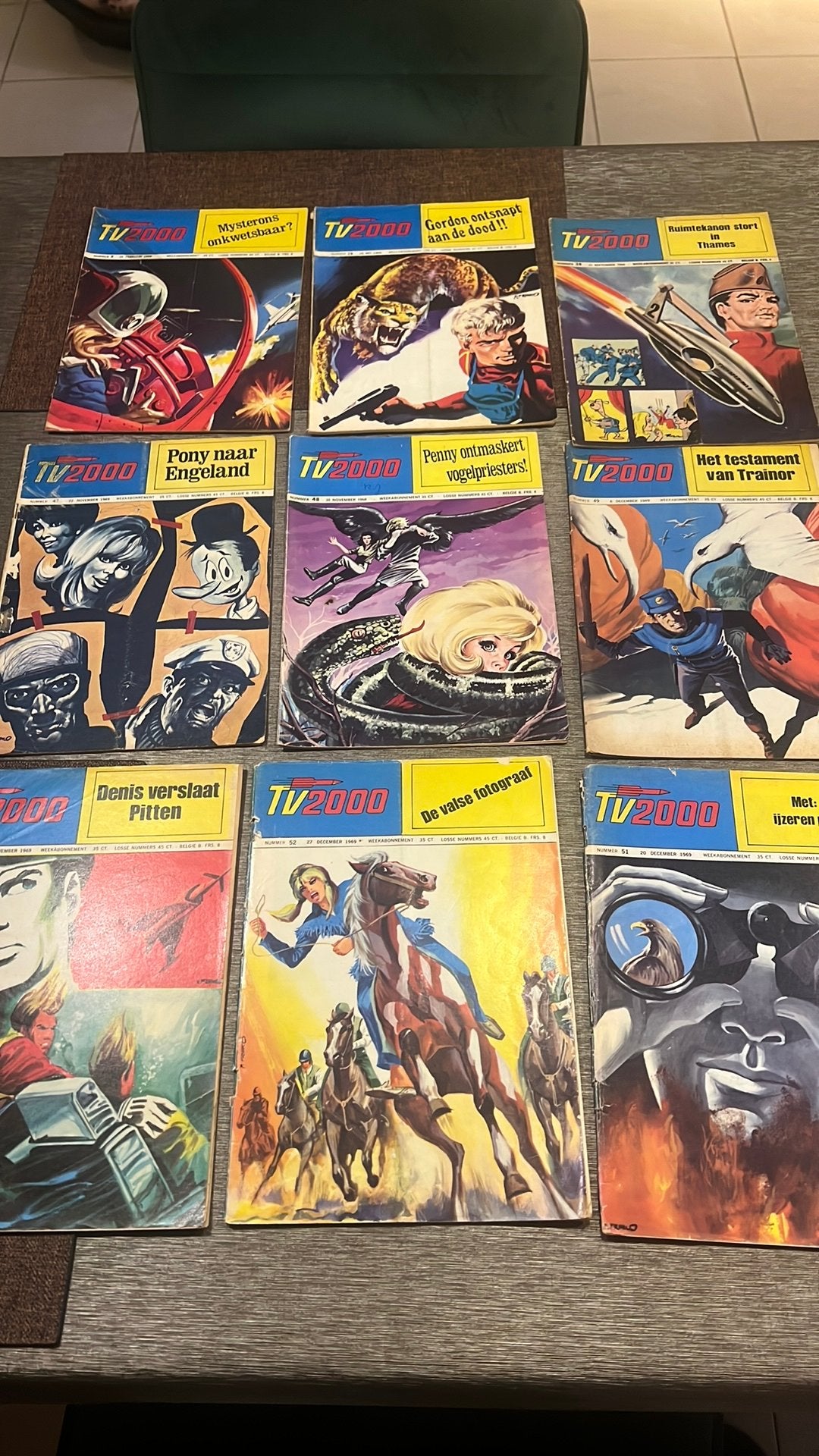 Lot van 9 comics TV2000, Enlèvement ou Envoi, Utilisé, Plusieurs comics, Europe