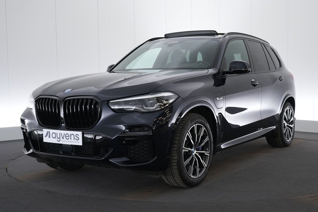 (2CLL738) BMW X5, Auto's, BMW, Automaat, Gebruikt, Blauw, Bedrijf
