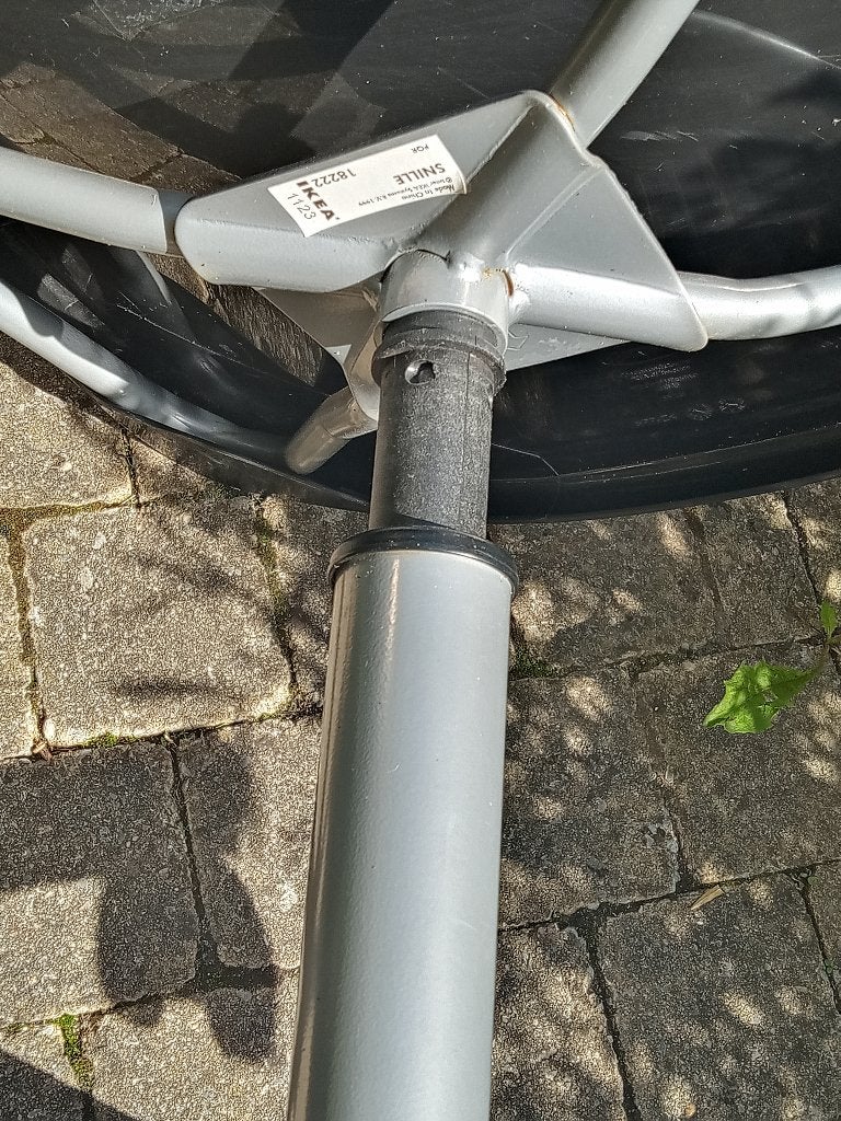 Burostoel IKEA type SNILLE 2012 ZWART In hoogte verstelbaar, Huis en Inrichting, Ophalen, Gebruikt, Zwart, Bureaustoel