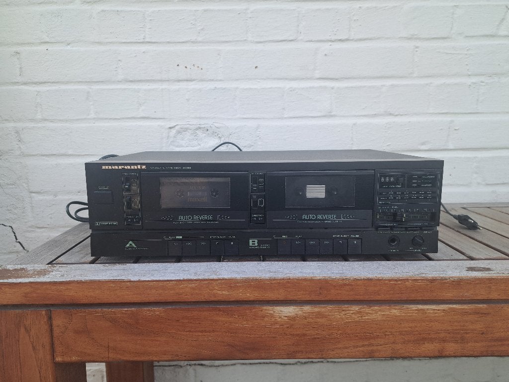 Lecteur de cassettes double Marantz SD385 inversion auto, Enlèvement ou Envoi, Double, Marantz, Auto-reverse