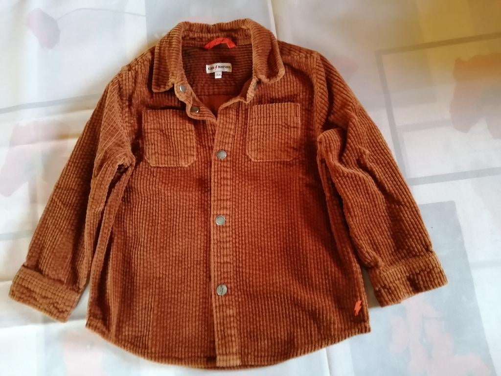 overhemd van ribfluweel :  kidz nation, Ophalen, Overhemd of Blouse, Zo goed als nieuw, JBC.