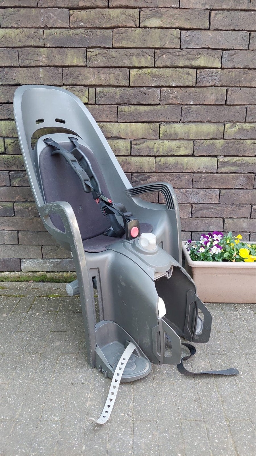 fietsstoeltje Hamax grijs, Fietsen en Brommers, Ophalen, Achterzitje, 0 t/m 18 kg, HAMAX (Decathlon)